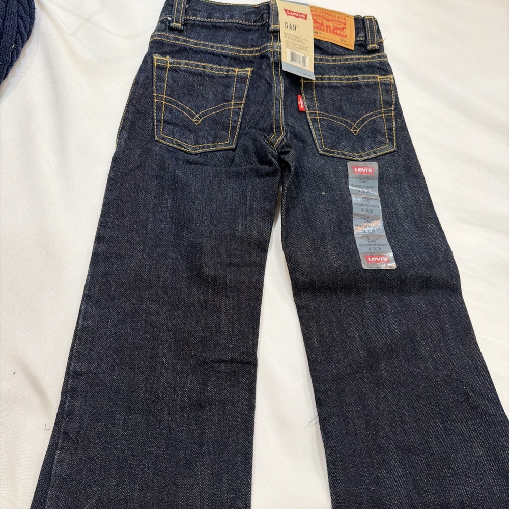 Levis 549 Relaxed Straight‎ Jeans Slim 4 Denim NWT 508